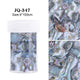 4*100cm/Roll Holographic Nail Foil Flame Dandelion Panda Bamboo Holo Nail Art Transfer Sticker Water Slide Nail Art Decals
