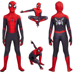 Oiko Store  Kids Spider Man Far From Home Peter Parker Cosplay Costume Zentai Spiderman Superhero Bodysuit Suit Jumpsuits Halloween Costume