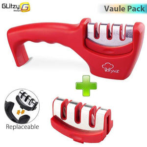 Knife Sharpener 3 Stages Professional Kitchen Sharpening Stone Grinder knives Whetstone Tungsten Diamond Ceramic Sharpener Tool