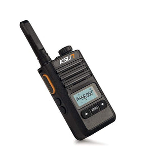KSUN KS-XKB Walkie Talkie 6W High Power Dual Band Handheld Two Way Ham Radio Communicator HF Transceiver Amateur Handy