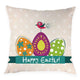 Happy Easter Egg Rabbit Decoration For Home Easter Bunny Party Diy Kids Gift Easter Decoration Supplies Cushion Cover 45*45Cm