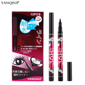 Lasting 36H Liquid Eyeliner Pencil Waterproof Black Makeup Long-lasting Easywear Eye Liner Pen Cosmetic Lady Beauty Tool 1 Pc