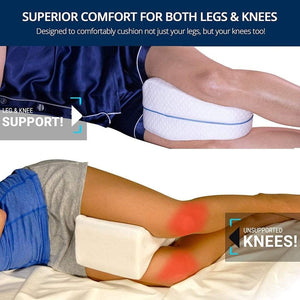 Leg Pillow 2019top Legacy Leg Pillow for Back, Hip, Legs & Knee Support Wedge G90531 (White)