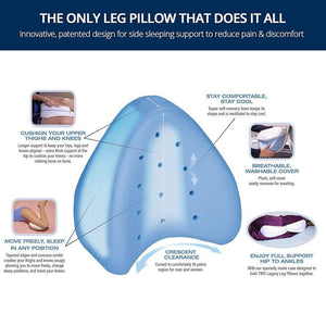 Leg Pillow 2019top Legacy Leg Pillow for Back, Hip, Legs & Knee Support Wedge G90531 (White)