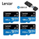 Lexar 95MB/s 512GB micro sd card 16GB 32GB 64GB 128GB 256GB SDXC/SDHC Flash Memory Card micro sd  for Gopro/DJI/Nintendo switch