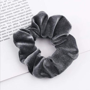 33Colors Korea Velvet Hair Scrunchie Elastic Hair Bands Solid Color Women Girls Headwear Ponytail Holder Hair Accessories