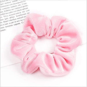33Colors Korea Velvet Hair Scrunchie Elastic Hair Bands Solid Color Women Girls Headwear Ponytail Holder Hair Accessories