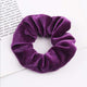 33Colors Korea Velvet Hair Scrunchie Elastic Hair Bands Solid Color Women Girls Headwear Ponytail Holder Hair Accessories