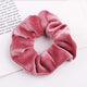 33Colors Korea Velvet Hair Scrunchie Elastic Hair Bands Solid Color Women Girls Headwear Ponytail Holder Hair Accessories