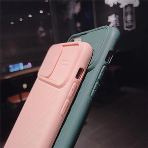 Lovebay Camera Protection Shockproof Phone Case For iPhone 11 Pro X XR XS Max 7 8 Plus Solid Color Soft TPU Silicone Back Cover