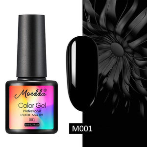 Oiko Store  M-008 MORDDA 8 ML Gel Polish UV LED Nail Varnish For Manicure 60 Colors Gel Lacquer Semi Permanent Gel Paint Nail Art DIY Design Tools