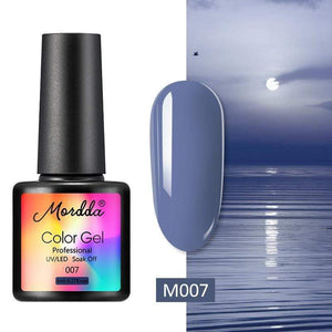 Oiko Store  M-019 MORDDA 8 ML Gel Polish UV LED Nail Varnish For Manicure 60 Colors Gel Lacquer Semi Permanent Gel Paint Nail Art DIY Design Tools
