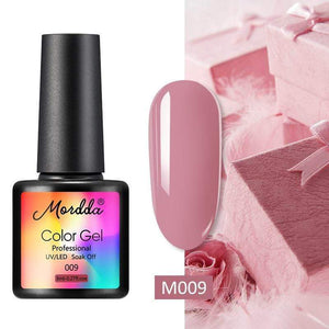Oiko Store  M-024 MORDDA 8 ML Gel Polish UV LED Nail Varnish For Manicure 60 Colors Gel Lacquer Semi Permanent Gel Paint Nail Art DIY Design Tools