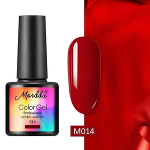 Oiko Store  M-033 MORDDA 8 ML Gel Polish UV LED Nail Varnish For Manicure 60 Colors Gel Lacquer Semi Permanent Gel Paint Nail Art DIY Design Tools