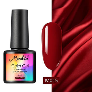 Oiko Store  M-036 MORDDA 8 ML Gel Polish UV LED Nail Varnish For Manicure 60 Colors Gel Lacquer Semi Permanent Gel Paint Nail Art DIY Design Tools