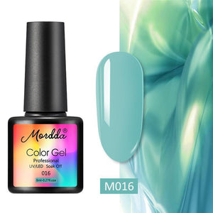 Oiko Store  M-038 MORDDA 8 ML Gel Polish UV LED Nail Varnish For Manicure 60 Colors Gel Lacquer Semi Permanent Gel Paint Nail Art DIY Design Tools