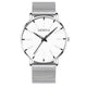 2020 Minimalist Men's Fashion Ultra Thin Watches Simple Men Business Stainless Steel Mesh Belt Quartz Watch Relogio Masculino