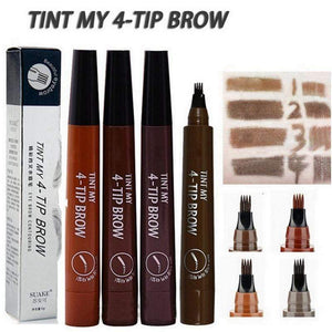 Microblading Eyebrow Pen Waterproof Fork Tip Eyebrow Tattoo Pencil Long Lasting Professional Fine Sketch Liquid Eye Brow Pencil