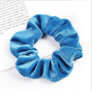 33Colors Korea Velvet Hair Scrunchie Elastic Hair Bands Solid Color Women Girls Headwear Ponytail Holder Hair Accessories