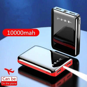 Mini Power Bank 10000mAh Dual USB Mi PowerBank For Xiaomi iPhone 5s 6 7 8 Fast Charger Dual Usb Ports External Battery Portable