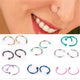 MISANANRYNE Fake Septum Medical Titanium Nose Ring Silver Gold Body Clip Hoop For Women Septum Piercing Clip Jewelry Gift 1pc