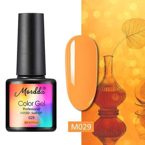 Oiko Store  MORDDA 8 ML Gel Polish UV LED Nail Varnish For Manicure 60 Colors Gel Lacquer Semi Permanent Gel Paint Nail Art DIY Design Tools