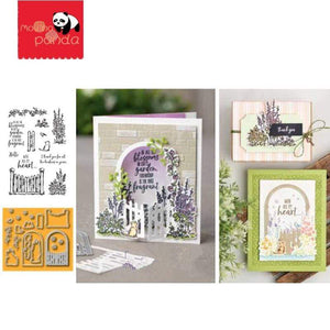 MP058 GARDEN Metal Cutting Dies and Stamps Embossing Die Stencil for DIY Scrapbooking Album Card Decorative