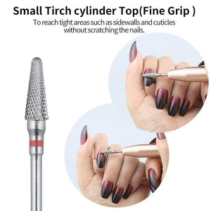 Nail Drill Bit Carbide Rotary Burr Nozzle for Manicure Electric Milling Cutter For Manicure Machine Milling Cutter for Nail Tool