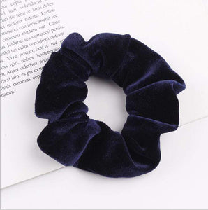 33Colors Korea Velvet Hair Scrunchie Elastic Hair Bands Solid Color Women Girls Headwear Ponytail Holder Hair Accessories