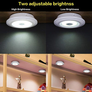 New Dimmable LED Under Cabinet Light with Remote Control Battery Operated LED Closets Lights for Wardrobe Bathroom lighting