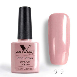 New Free Shipping Nail Art Design Manicure Venalisa 60Color 7.5Ml Soak Off Enamel Gel Polish UV Gel Nail Polish Lacquer Varnish