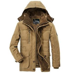 New Minus 40 Degrees Winter Jacket Men Thicken Warm Cotton-Padded Jackets Men's Hooded Windbreaker Parka Plus Size Jacket Men