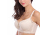 New Plus Size Bra Ultrathin Lace Bralette For Woman Racerback Push Up Cotton Brassiere Underwire C D E Cup Bras Underwear 105E