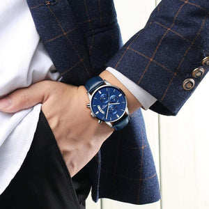 NIBOSI Men Watches Relogio Masculino Famous Top Brand Luxury Men's Fashion Casual Dress Watch Military Quartz Orologio Quarzo