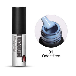 LILYCUTE 5ml White Peel Off Liquid Tape Odor-free Nail Edge Skin Care Cold-resistant Nail Art Gel Varnish Manicure Tool
