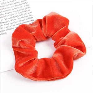 33Colors Korea Velvet Hair Scrunchie Elastic Hair Bands Solid Color Women Girls Headwear Ponytail Holder Hair Accessories