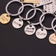 Personalized Custom Calendar KeyChain Stainless Steel Highlighted with Heart Date Engrave Date Birthday Wedding Anniversary Gift