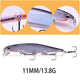 Oiko Store  Proleurre 1PCS Minnow Fishing Lure Laser Hard Artificial Bait 3D Eyes 11cm 14g Fishing Wobblers diving 0.2m-1m Crankbait Minnows