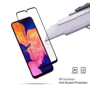 Protective Glass For Samsung A10 Screen Protector On the For Samsung Galaxy A10 Tempered Glas a 10 sm-A105F A105 display Film 9h (Black For Samsung A10)