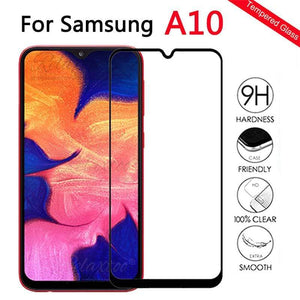 Protective Glass For Samsung A10 Screen Protector On the For Samsung Galaxy A10 Tempered Glas a 10 sm-A105F A105 display Film 9h (Black For Samsung A10)