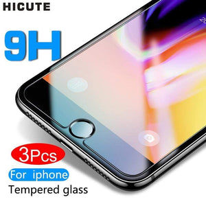 Protective tempered glass for iphone 7 6 6s 8 plus 11 pro XS max XR x glass iphone 7 8 x screen protector glass on iphone 7 6S 8