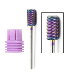 28 Type Nail Drill Bits For Electric Drill Manicure Machine Accessory Rainbow Tungsten Carbide Ceramic Milling Cutter Nail Files