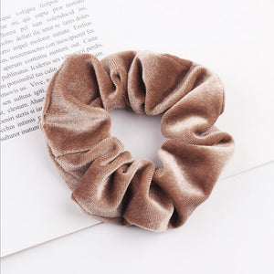 33Colors Korea Velvet Hair Scrunchie Elastic Hair Bands Solid Color Women Girls Headwear Ponytail Holder Hair Accessories