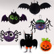 Oiko Store  QIFU Halloween Pumpkin Trick or Treat Curtain Halloween Decor Halloween 2019 Bat Spider Witch Pendant Haloween Party Accessories