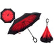 Oiko Store  Red Daisy Reverse Folding Umbrella