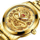 Relogio Masculino 2020 Fashion Casual Watch Men Waterproof Quartz Wrist Watches Luxury Brand Red Rhinestone Dragon Clock Male
