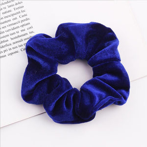 33Colors Korea Velvet Hair Scrunchie Elastic Hair Bands Solid Color Women Girls Headwear Ponytail Holder Hair Accessories