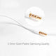 Samsung Earphones EHS64 Headsets With Built-in Microphone 3.5mm In-Ear Wired Earphone For Smartphones With Free Gift (White)