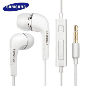 Oiko Store  Samsung Earphones EHS64 Headsets With Built-in Microphone 3.5mm In-Ear Wired Earphone For Smartphones with free gift (White)