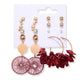 Women's Earrings Set Tassel Pearl Earrings For Women Bohemian Fashion Jewelry 2020 Geometric kolczyki Hoop Earings